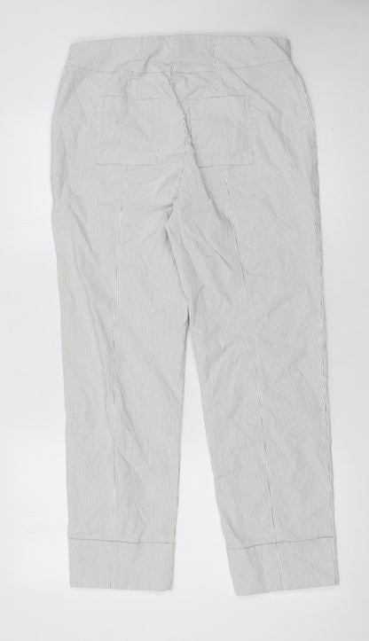 Womens UK Size M Gallery Regular Fit CasualTravel Grey Trousers