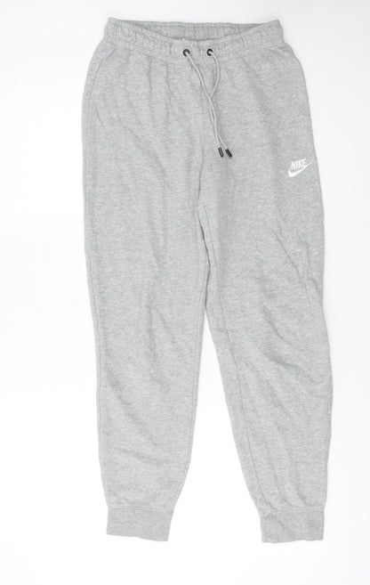Womens UK Size S Nike Regular Fit Jogger Grey Trousers