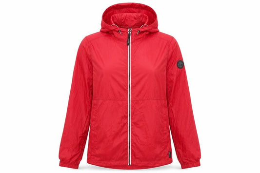 Womens UK Size M Timberland Red Windbreaker Coat