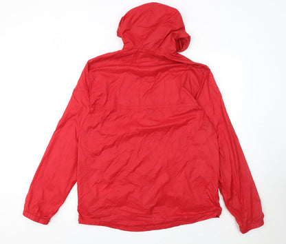 Womens UK Size M Timberland Red Windbreaker Coat