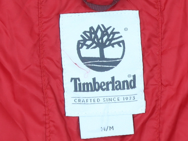 Womens UK Size M Timberland Red Windbreaker Coat