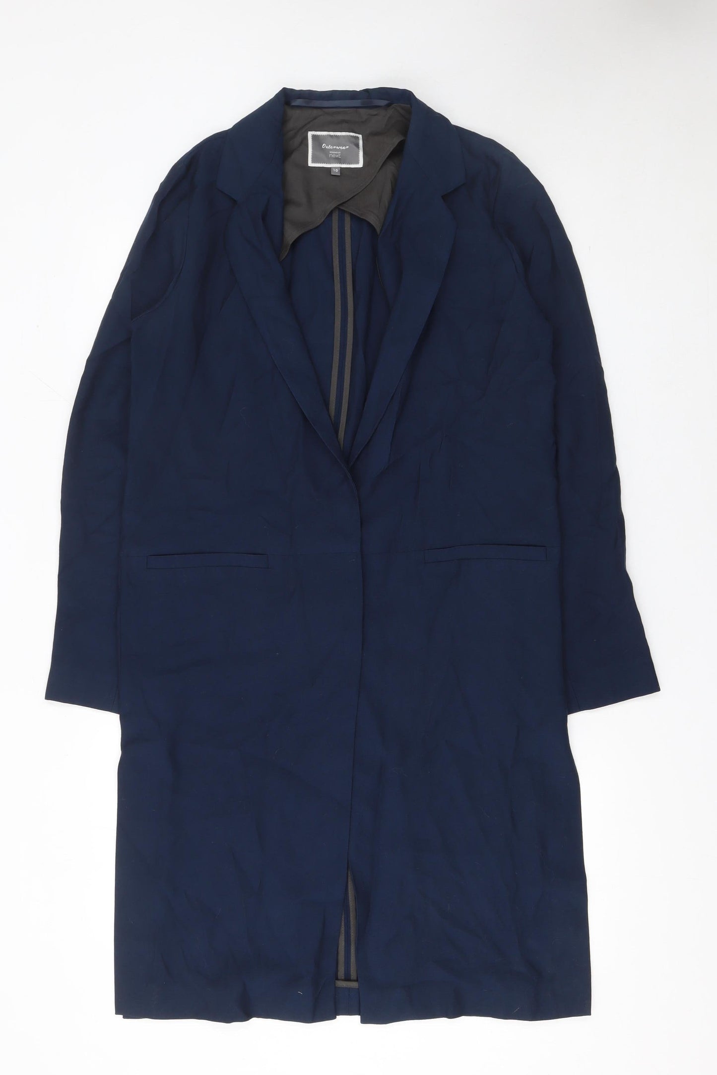 Womens UK Size 10 NEXT Regular Blue Blazer