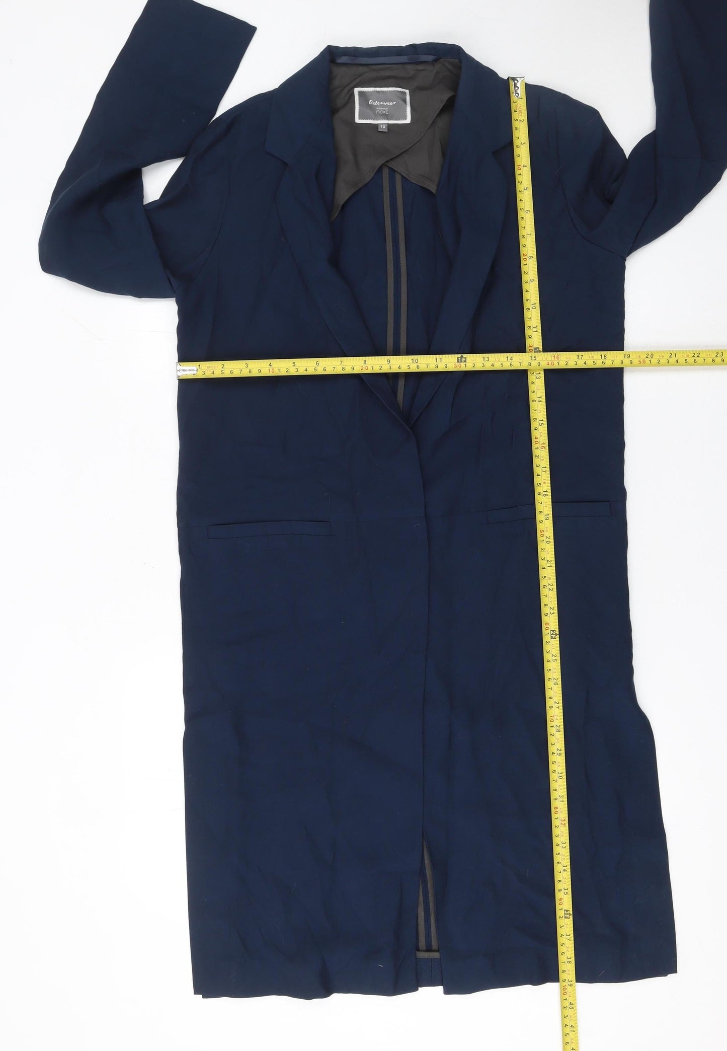Womens UK Size 10 NEXT Regular Blue Blazer