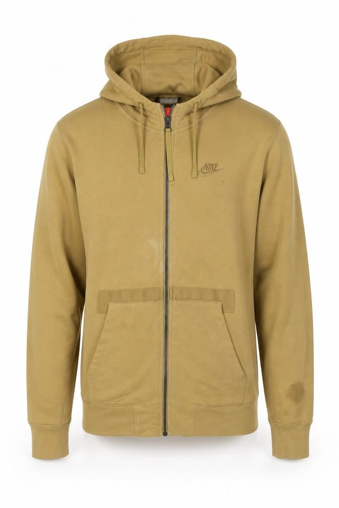 Mens UK Size S Nike Brown Full Zip Hoodie