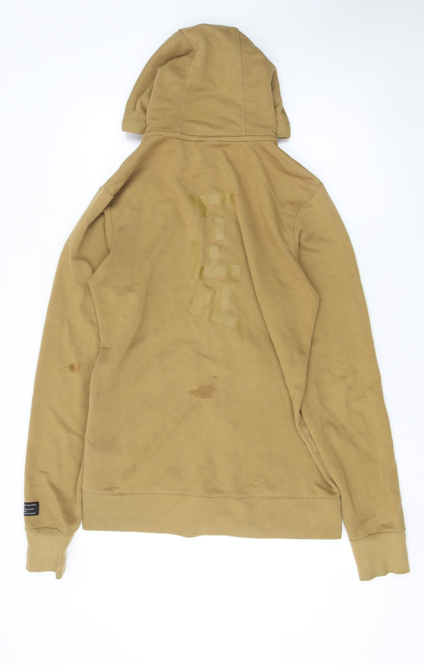 Mens UK Size S Nike Brown Full Zip Hoodie