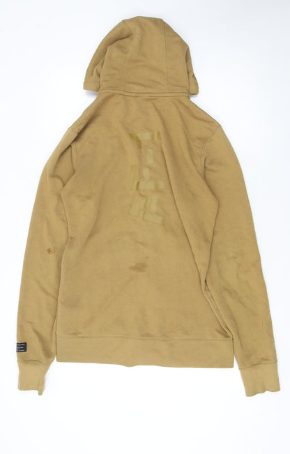 Mens UK Size S Nike Brown Full Zip Hoodie