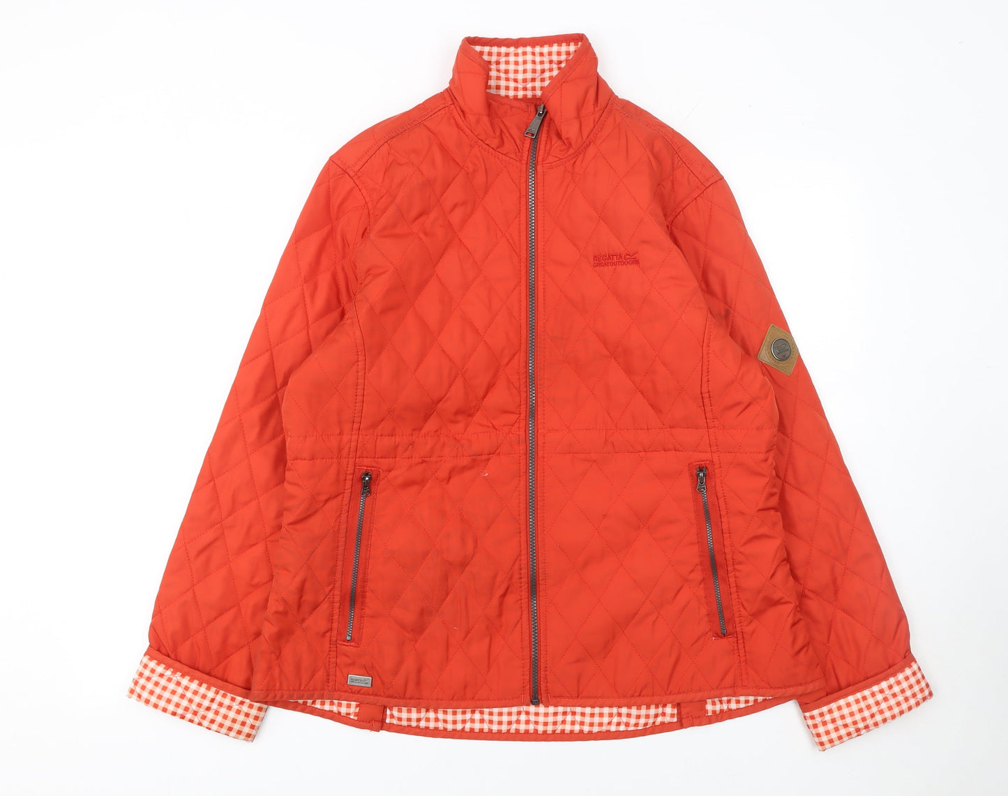Womens UK Size 16 Regatta Red Quilted Coat