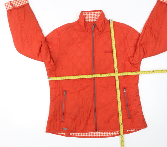 Womens UK Size 16 Regatta Red Quilted Coat