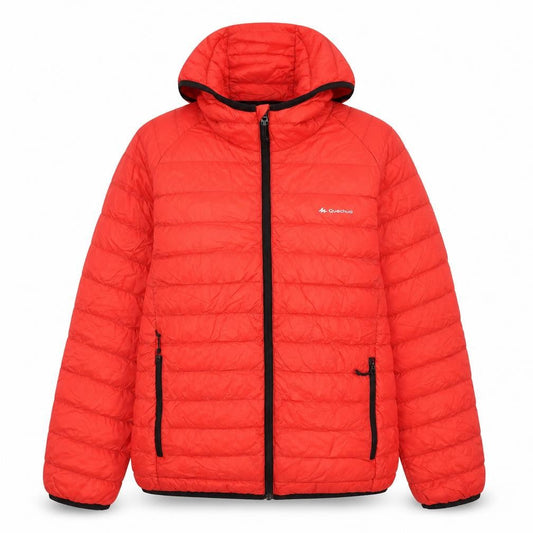 Womens UK Size 10 Quechua Red Puffer Jacket