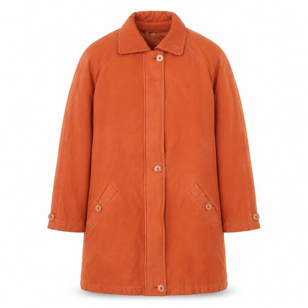 Womens UK Size M Klass Collection Orange Overcoat