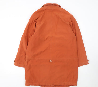Womens UK Size M Klass Collection Orange Overcoat