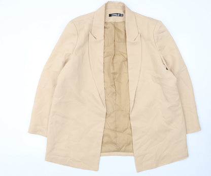 Womens UK Size 18 Missguided Regular Beige Blazer