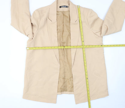 Womens UK Size 18 Missguided Regular Beige Blazer
