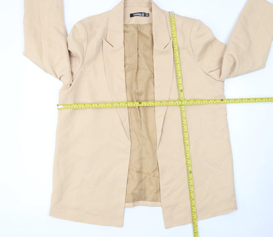 Womens UK Size 18 Missguided Regular Beige Blazer