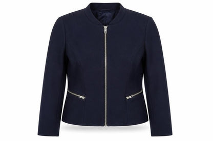 Womens UK Size 12 Jacqueline de Yong Blue Basic Jacket