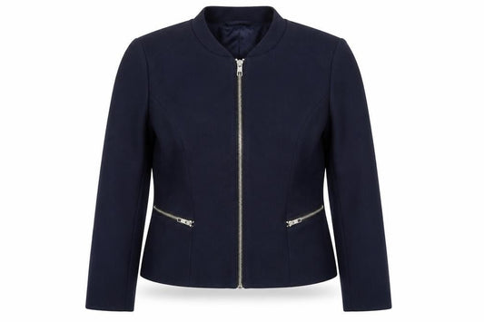 Womens UK Size 12 Jacqueline de Yong Blue Basic Jacket