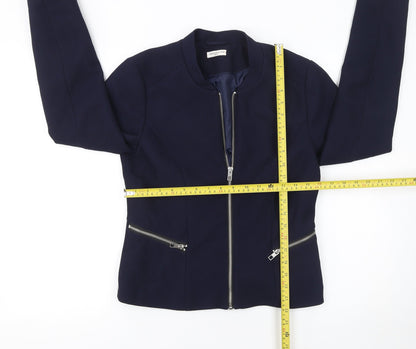 Womens UK Size 12 Jacqueline de Yong Blue Basic Jacket