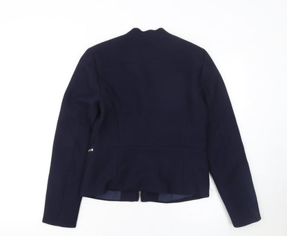 Womens UK Size 12 Jacqueline de Yong Blue Basic Jacket