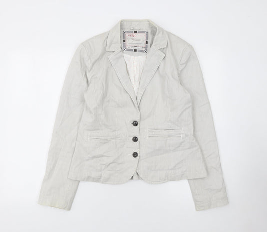 Womens UK Size 14 NEXT Regular Beige Blazer