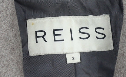 Womens UK Size S Reiss Beige Pea Coat
