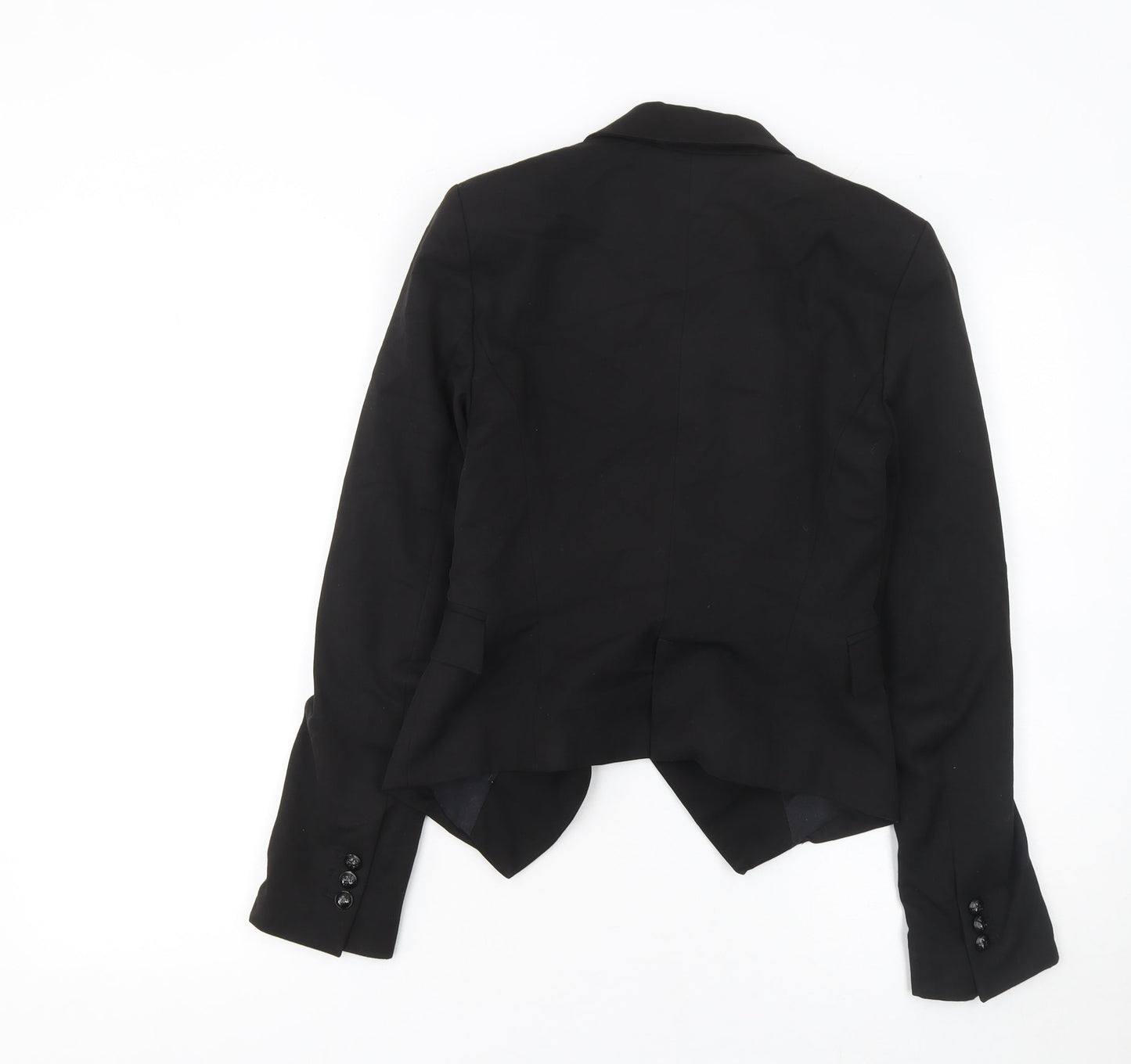 Womens UK Size XS Zara Basic Regular Black Blazer