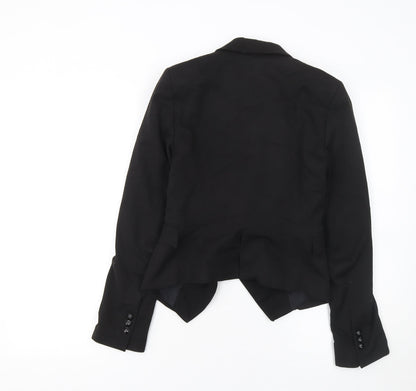 Womens UK Size XS Zara Basic Regular Black Blazer