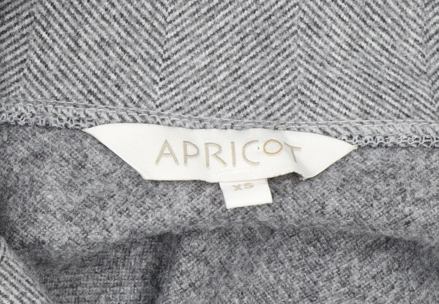 Womens UK Size XS Apricot Grey Overcoat