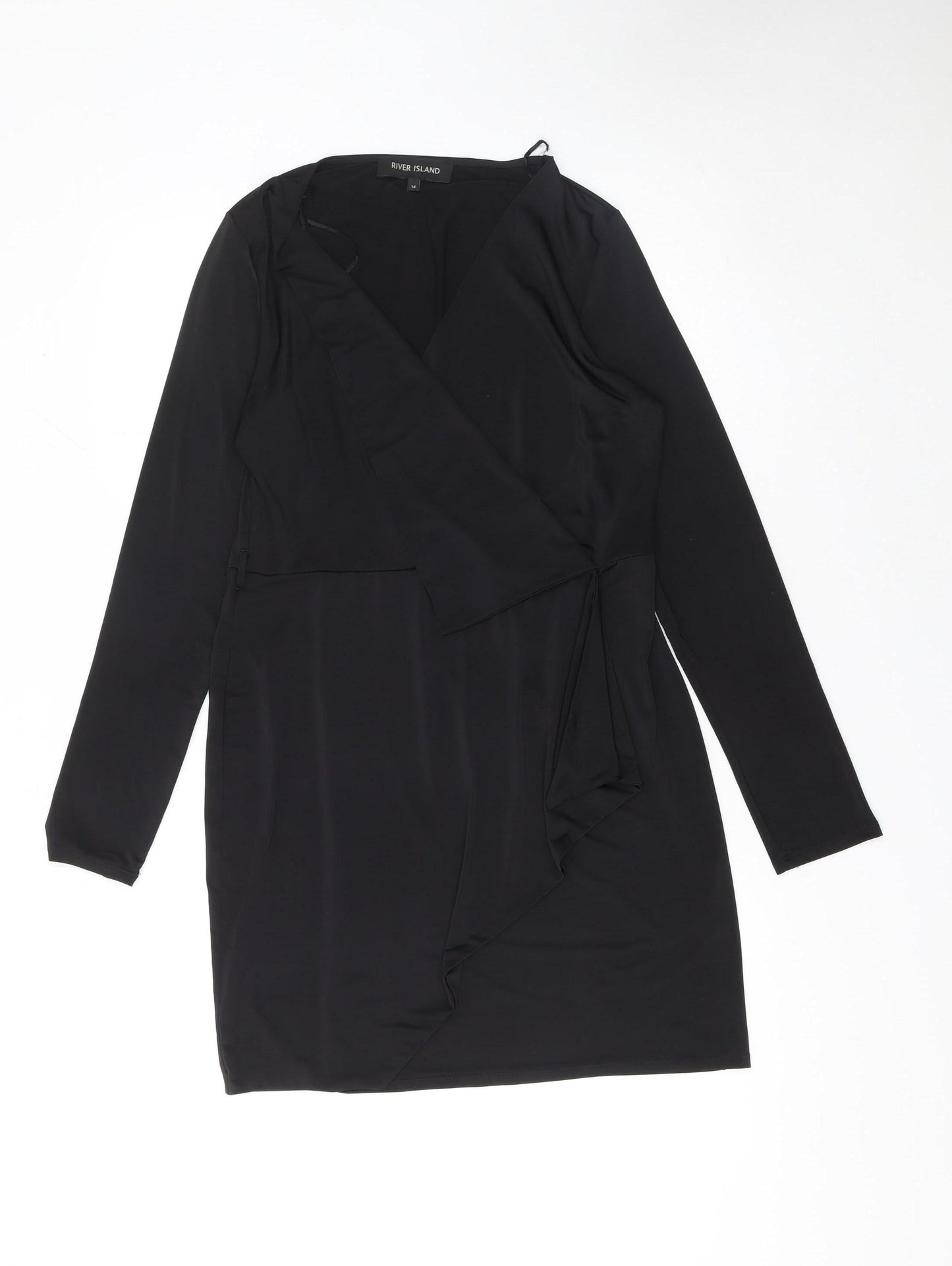 Womens UK Size 14 River Island Wrap Dress