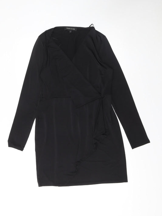 Womens UK Size 14 River Island Wrap Dress