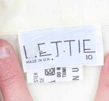 Womens UK Size 10 Lettie Regular Ivory Blazer
