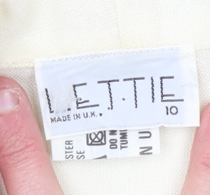Womens UK Size 10 Lettie Regular Ivory Blazer