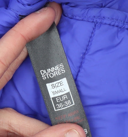 Womens UK Size 10 Dunnes Stores Blue Puffer Jacket