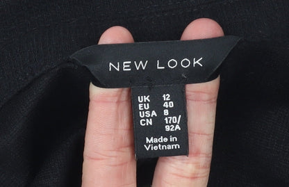 Womens UK Size 12 New Look Regular Black Blazer