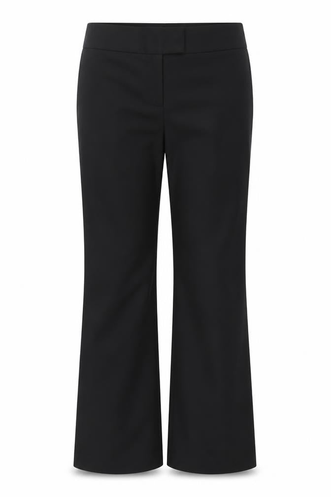 Womens UK Size 12 George Regular Fit Dress Pants Black Trousers