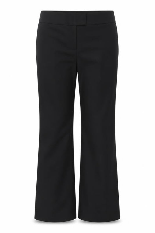 Womens UK Size 12 George Regular Fit Dress Pants Black Trousers