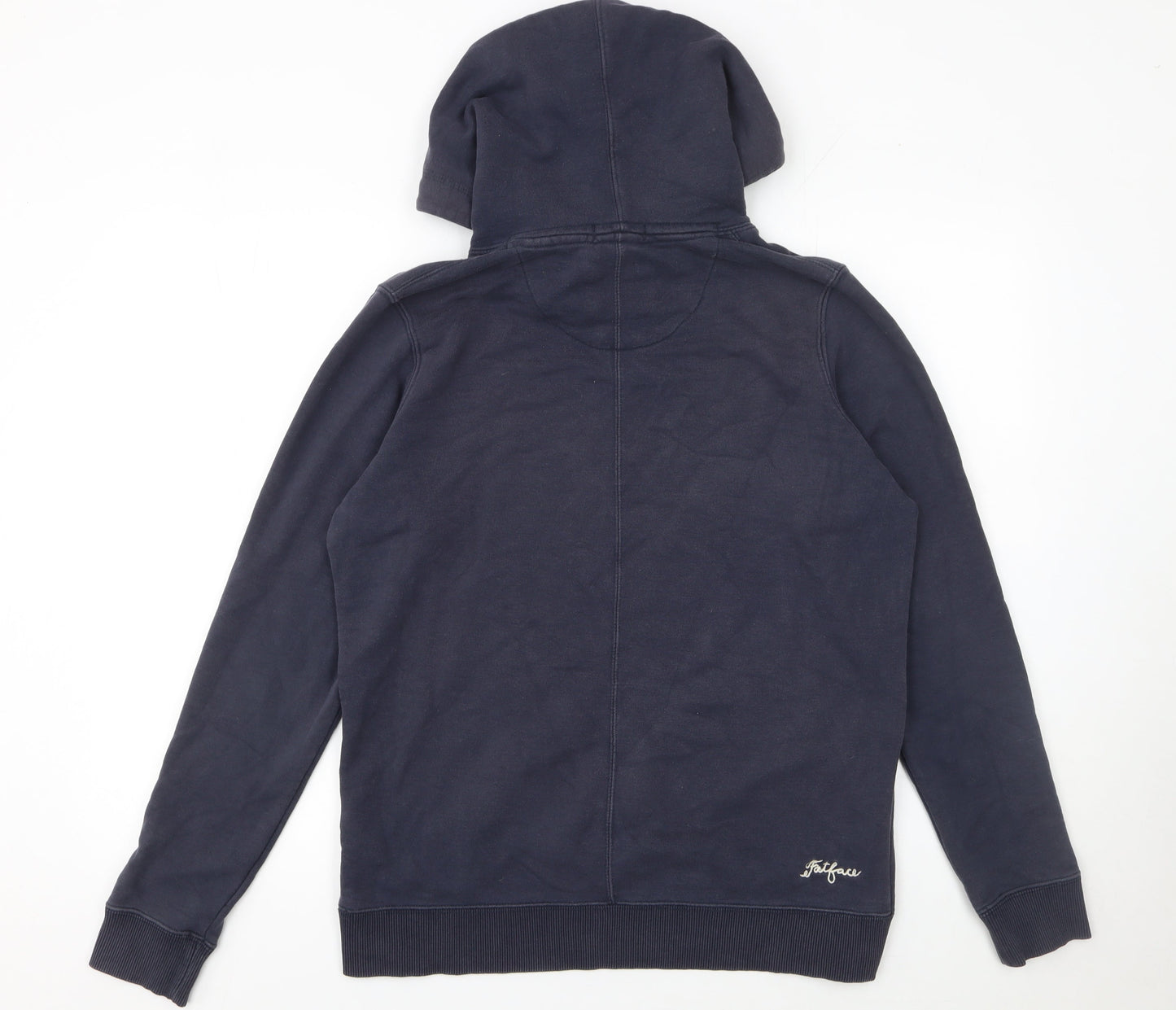 Womens UK Size 10 FatFace Blue Pullover Hoodie