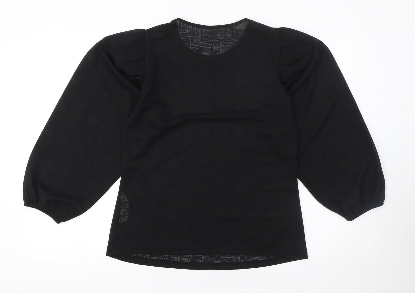 Womens UK Size 12 Savida Black Basic Blouse
