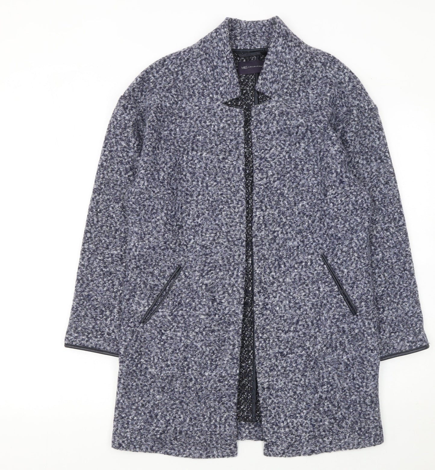 Womens UK Size 8 Marks and Spencer Blue Cardigan Jumper
