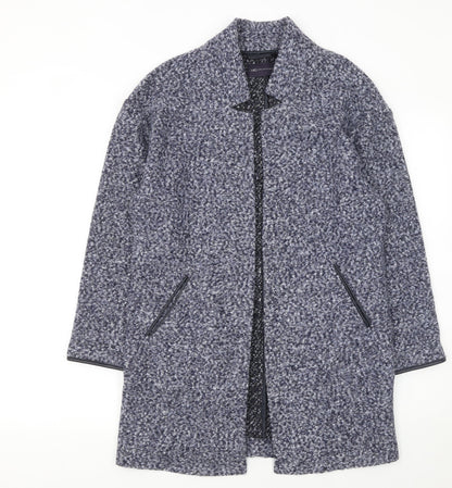 Womens UK Size 8 Marks and Spencer Blue Cardigan Jumper