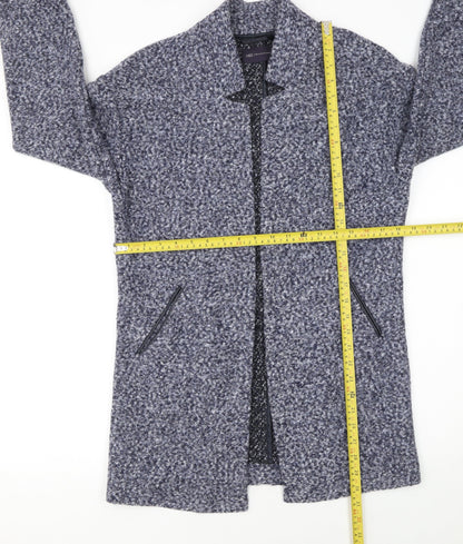 Womens UK Size 8 Marks and Spencer Blue Cardigan Jumper