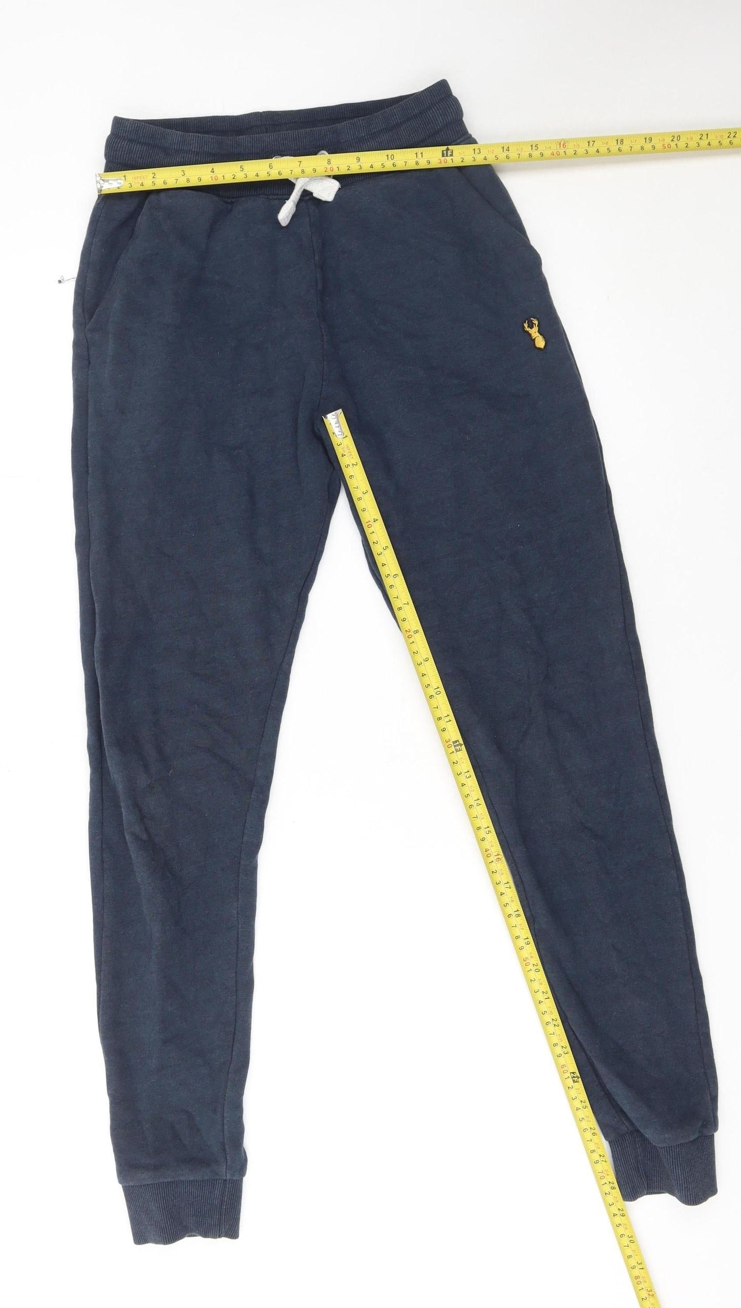 Mens UK Size XS NEXT Regular Fit Jogger Blue Trousers