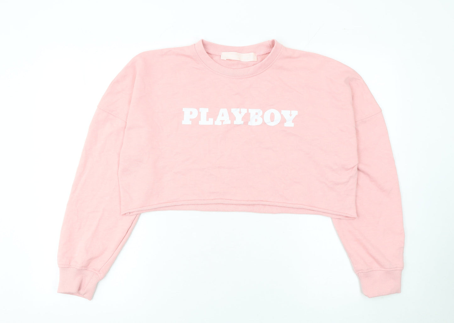 Womens UK Size 12 Missguided Pink Pullover Sweatshirt