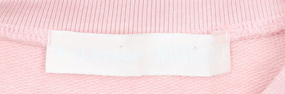 Womens UK Size 12 Missguided Pink Pullover Sweatshirt