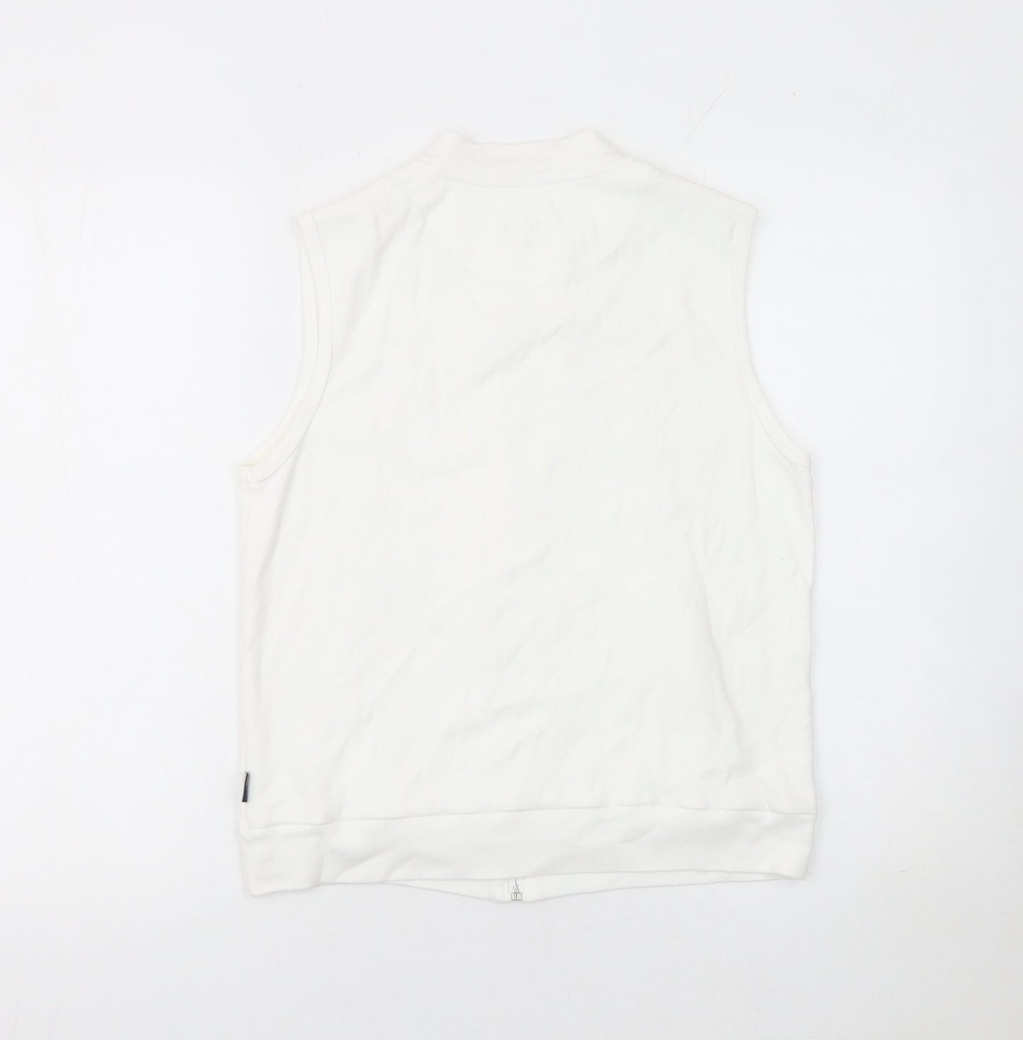 Womens UK Size 12 Maine New England Ivory Vest Sweatshirt