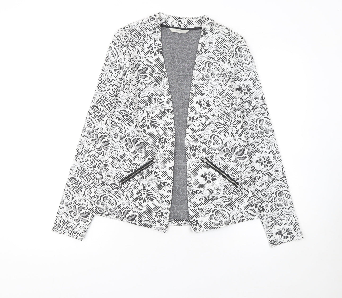 Womens UK Size 10 George Regular Multicoloured Blazer