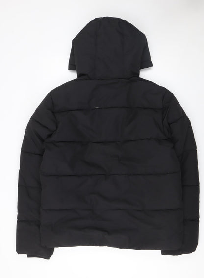 Mens UK Size M ONLY & SONS Black Puffer Jacket