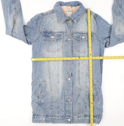 Womens UK Size 6 Denim Co. Blue Basic Jacket