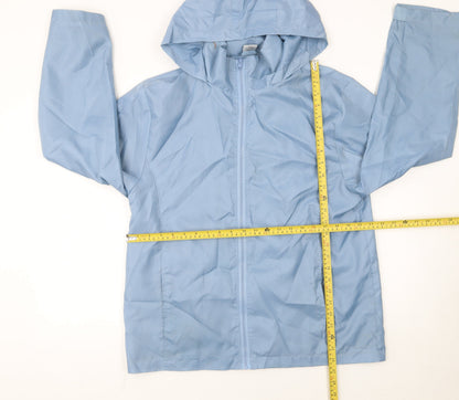 Womens UK Size 10 Neuville Blue Rain Coat