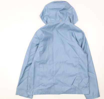 Womens UK Size 10 Neuville Blue Rain Coat