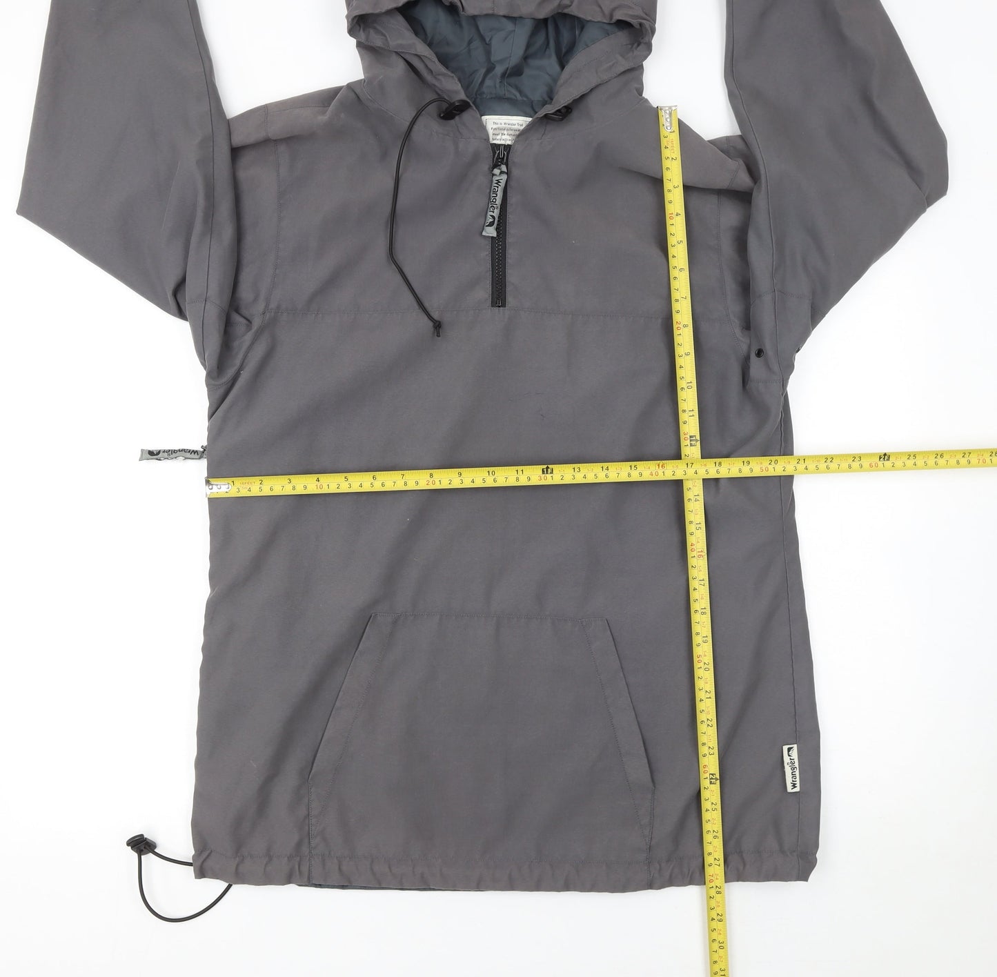 Mens UK Size L Wrangler Grey Anorak Coat